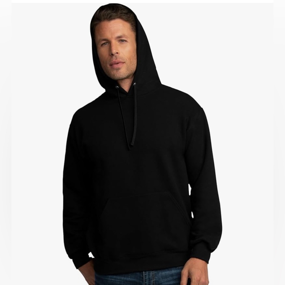 Men’s Black Fruit of the Loom Hoodie